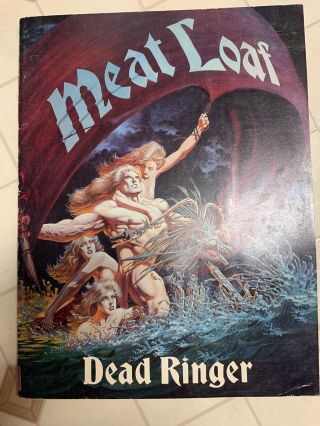 Meat Loaf Dead Ringer Piano Arrangements Rock Music Book 1981 Warner Brothers