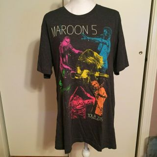 Maroon 5 Concert T - Shirt Xl 2015 Tour Never Worn