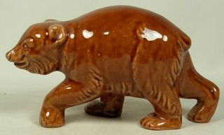 Rosemeade North Dakota Pottery Large Brown Bear Figure
