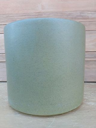 Mid Century Modern Vintage Gainey Ceramic Pottery Planter Pot Avocado Green AC10 3