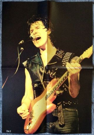 Gary Moore Victims Of The Future Rare Import Lp Poster 1983