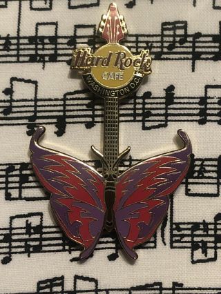 Hard Rock Cafe - Washington Dc Tattoo Butterfly Guitar 2004