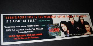 Straitjacket Fits Weirdest Guitar Band In The World 1993 Music Biz Promo Advert