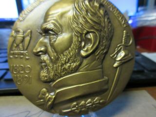 NYU Hall Of Fame William Tecumseh Sherman /Michael Lantz Bronze Medal 76mm MACO 2