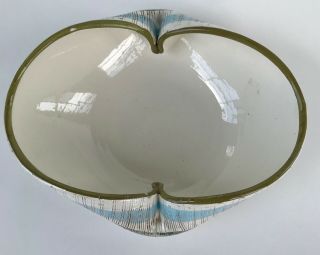 Vintage Bitossi Aldo Londi Seta Bowl Mid Century Modern Art Pottery Italy 2