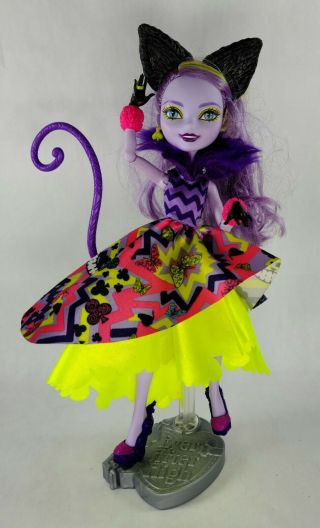 Ever After High Doll Kitty Cheshire Cat Alice Wonderland Edition Stand Not Inclu