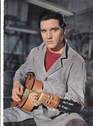 Elvis Presley - Hollywood Movie Star Rock Singer 1950s Fan Postcard