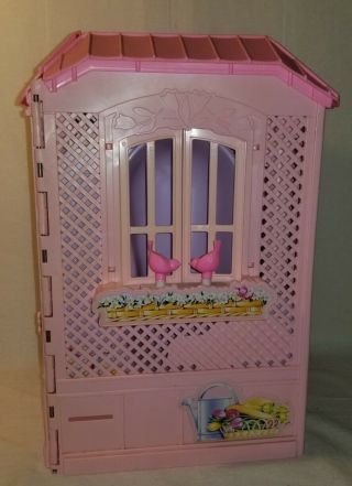 Mattel Barbie Magic Key Fold Out Dollhouse W/ Key And Battery