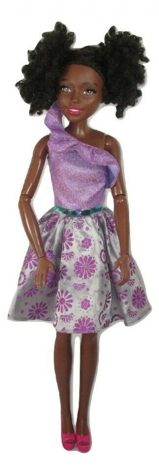 Barbie 28 " Just Play Purple Posable My Size Best Fashion Friend Doll