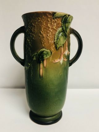 Vintage Roseville Pottery Fuchsia Vase