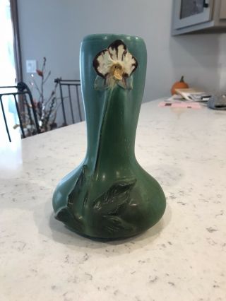Ephraim Pottery Experimental Lady Slipper Vase Hand Signed By Kevin Hicks