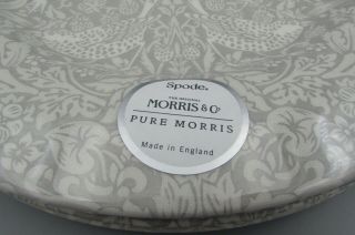Spode China England Pure Morris STRAWBERRY THIEF Dinner Plates - Set of Four 3