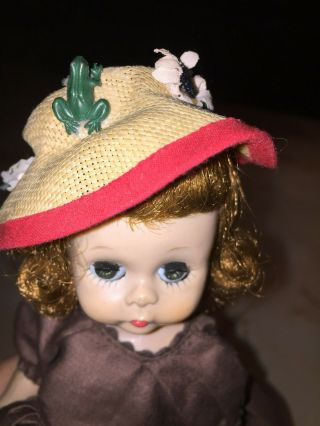 Vtg 1950s Madame Alexander 8 " Doll - Marked Alex