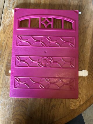Barbie Dreamhouse Garage Door With Key Replacement Parts Pink 2015 Mattel Cjr47