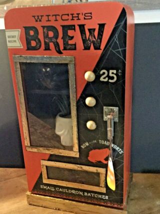 Halloween Witch ' s Brew Little Monsters Boos Cabinet Display 2