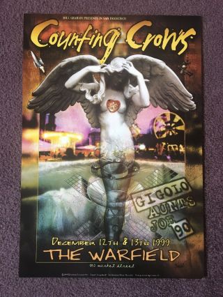 Counting Crows Warfield Theatre Bgp227 1999 Bill Graham Concert Poster
