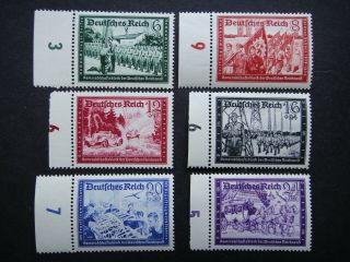 Germany Nazi 1939 1940 1941 Stamps Third Reich Deutschland German Wwii