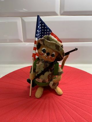 1991 Annalee 7” Desert Storm Soldier Mouse