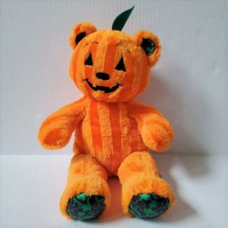 Build A Bear Plush Halloween Pumpkin Striped Jack O Lantern Vanilla Scent Nwot