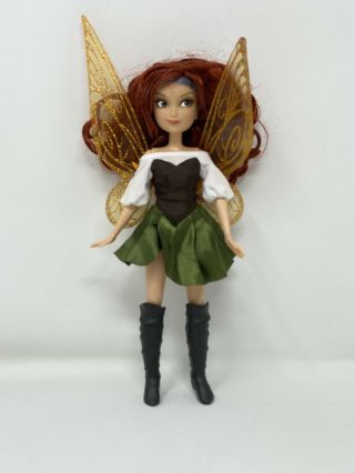 Disney Store Tinkerbell Fairy Peter Pan Pirate Zarina Doll - Flutter Wings