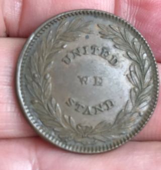 1837 Hard Times Token - Henry Clay and the American System WONDERFUL DETAILS 2