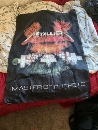Metallica Poster Flag Master Of Puppets