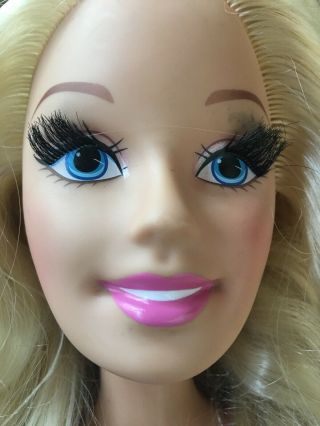 Barbie Doll 28 " Just Play Doll Blonde Hair Eyelashes 2013