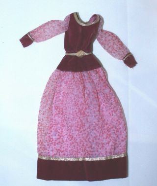 1979 Barbie Designer Originals Velvet Touch 2789 Dress