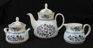 Teapot,  Sugar & Creamer Royal Doulton 