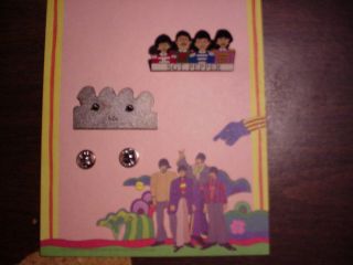 The Beatles Sgt.  Pepper Group Giant Hat Pin