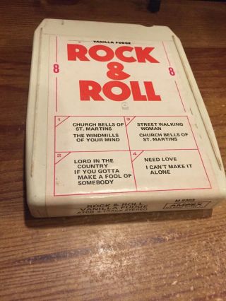 Vanilla Fudge/ Rock & Roll 8 Track Tape
