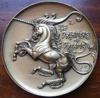 1980 Society Of Medalists,  No.  101,  Dreamer Of Dreams By Marcel Jovine