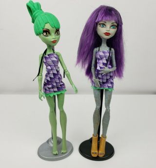 Monster High Create A Monster Mummy And Gorgon Girl Starter Set Medusa Hair