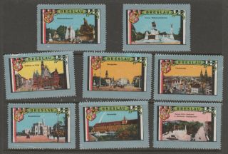 Poland Germany Breslau Wrocław Stamp N 7 - 10 - Couple With Small Faults - Scarce