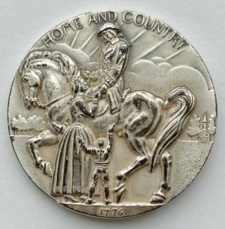 Daughters Of The American Revolution - 2.  5 " Silver Medal - Maco