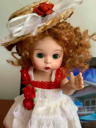 White Lace Doll Dress For 8 " Madame Alexander Wendy Maggie