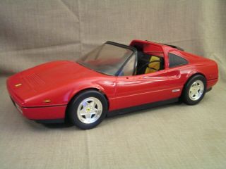 1986 Vintage Mattel Barbie Red Ferrari 328 Gts Convertible Sports Car Toy