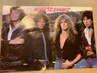 Whitesnake Poster Approx 23.  75 " X 35 " - 80s Music,  Hair Band