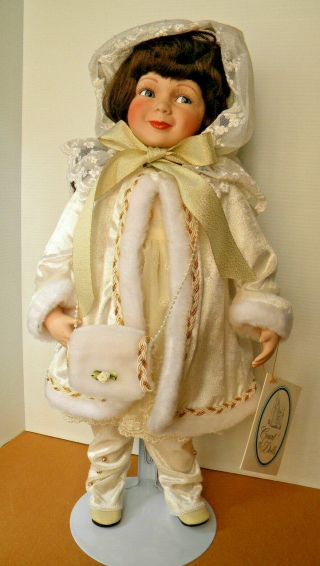 Court Of Dolls Porcelain Doll By Jenny Box No Rare Detailed Clothes