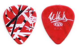 Eddie Van Halen Signature Red Frankenstrat Guitar Pick - 2015