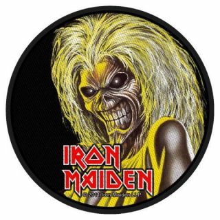 Iron Maiden - " Killers " - Woven Sew On Patch - Official Item - U.  K.  Seller
