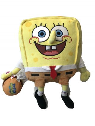 Spongebob Squarepants Build - A - Bear Plush Stuffed 16” Animal Toy Doll Nickelodeon