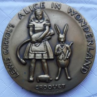 1980 Society Of Medalists,  No.  102,  Alice In Wonderland/ Winnie The Pooh