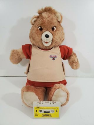 Vintage Teddy Ruxpin 1985 World Of Wonder Toy - With Issues Read