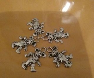 Grateful Dead And Company Dancing Bear Charms 5 Pack