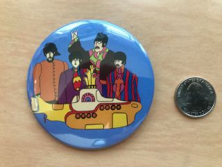 The Beatles Yellow Submarine - Button Pin 3 inch Submarine Crew 2