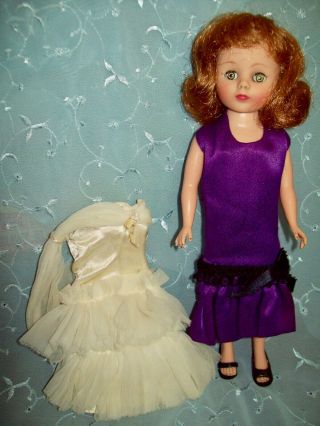 1950’s American Character 10” Toni Vinyl Doll 2 Dresses