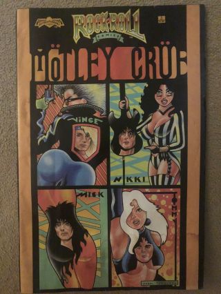 Motley Crue Rock N Roll Comic - Revolutionary Comic - Rare