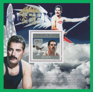 Freddie Mercury - Queen - Souvenir Stamp Sheet Mnh 11 X 11 Cm By Trusted Seller
