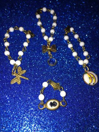 Vintage Vogue Ginny or Jill - - - - Necklace & Bracelet Jewlery - - - Pearl,  Gold,  Beads 3